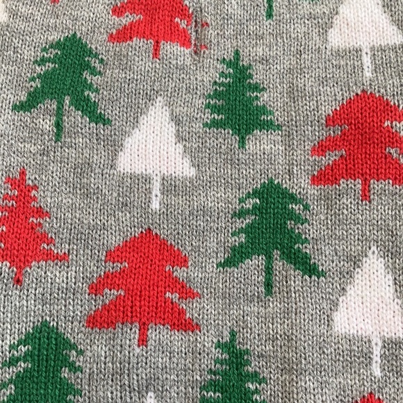 Small dog holiday pet sweater Christmas trees ugly Christmas sweater for dog cat - Picture 7 of 16
